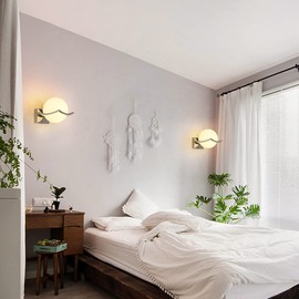 Ego Mall Novelty LED Wall Lamp Glass Ball Wall For Home