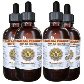 NIU Xi (Huai) Liquid Extract, NIU Xi (Huai), Achyranthes (Achyranthes Bidentata) Root Tincture Supplement 4x4 oz
