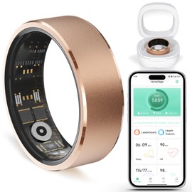 Smart Fitness Ring for Men & Women – Health & Activity Tracker with Heart Rate, Sleep Monitoring, Blood Oxygen, Motion Tracking, and Remote Camera Control, Waterproof & No Subscription Required (7#)