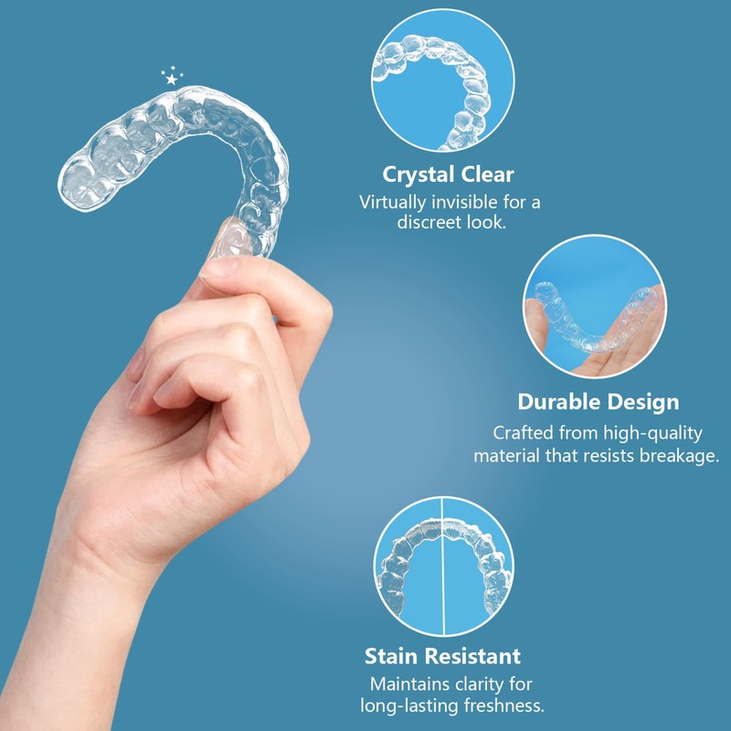 Custom Fit Retainer, Clear Retainers for Teeth, BPA-Free, Comfortable and
