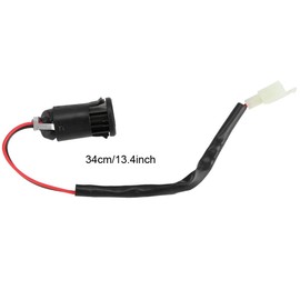 Ignition Key Switch Lock 2 Wire,Ignition Switch with Key,Tricycle Starter Electric Scooter Replacement Switch Lock Ignition Starter Plastic Material for Electric Trike and Scooter Golf Carts Bikes