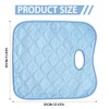 PLUSHCEWT Baby Car Seat Protector Pad Blue Flannel Waterproof Absorbent