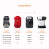 BENFUCHEN Reusable Coffee Capsule with 2 Lids (180ml and 60ml)