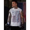 Mainfini Men American Flag Tank Tops Summer Casual Tee Graphic