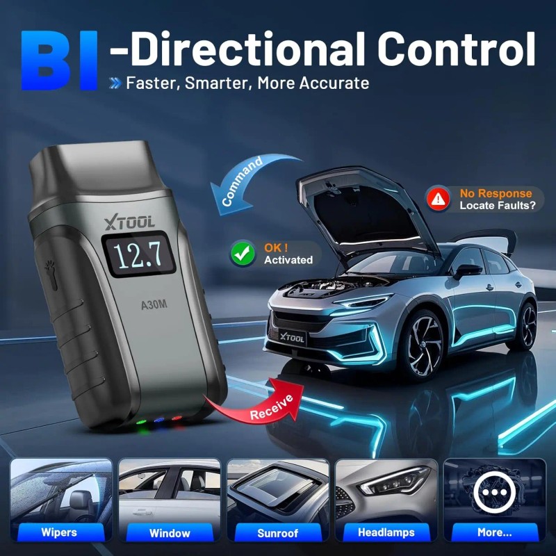 XTOOL A30M Professional Automotive Scanner Car Obd2 Code Reader Android
