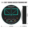MUKESKY Soccer Training Mat for Footwork & Agility, 360° Circular