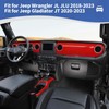 RT-TCZ for Wrangler JL Dash Trim Cover Red, Gear Shift