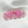 [Handmade Nail Tips] Pink Laburabu Nail Tips - Long Oval