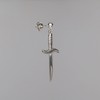 925 Sterling Silver Gothic Dagger Sword Pirate Medieval Renaissance Single