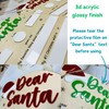 DIY Dear Santa Board Sign, Dear Santa Letter Plaque, Letter