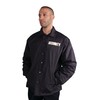 First Class 100% Nylon Windbreaker with Securtiy I.D. (Black)-Medium