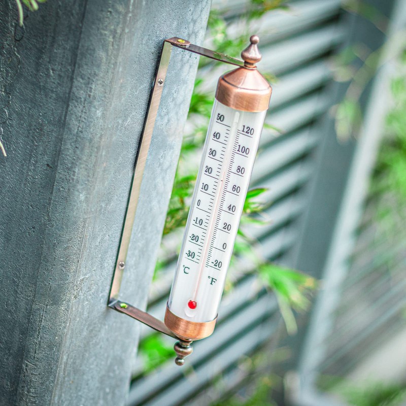 MUMTOP Outdoor Thermometer, Steel Outside Window Thermometer Adjustable Angle, 10