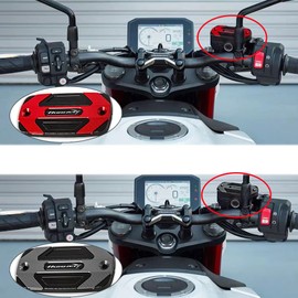 For CB750 2023 CB750 HORNET Hornet 2023 Motorcycle Front Brake Upper Pump Cover Oil Pot Cover Oil Cup Cover Bike Front Brake Master Cylinder Fuel Tank Cover