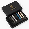 Tie Clips for Men, Shiny Necktie Tie Bar Pinch Clips,