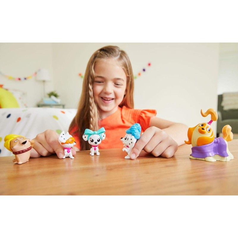 Mattel Games GBM44 101 Dalmatians Multipack Figurines, Multicoloured