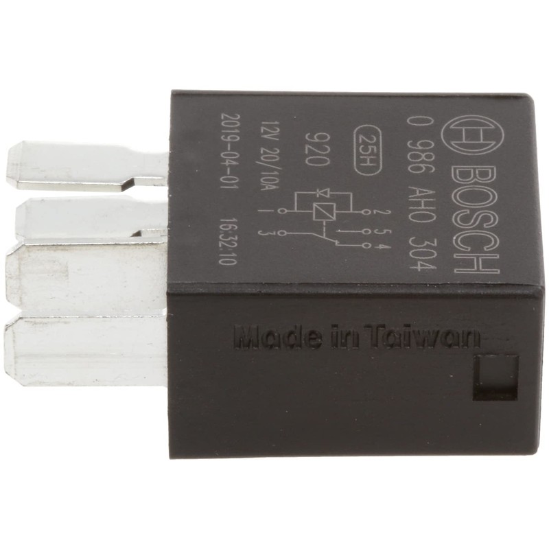 Bosch Automotive 0986AH0304 Micro Relay 12V 20A 5 Terminals IP5K4