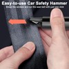 BOBOPACK Emergency Hammer Car, Escape Multifunctional Protector Safety Hammer, Emergency