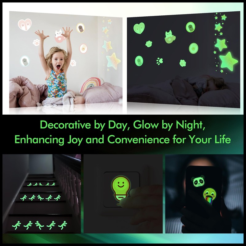 A-SUB Glow in The Dark Printable Vinyl Sticker Paper for
