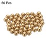 sourcing map 50 Pcs 4.5 mm Bearing Balls H62 Brass