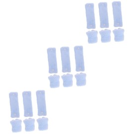 FRCOLOR 18pcs Sleep Hair Curlers Coral Fleece Rollers for Gentle Waves Comfortable No Heat Curling Tool Reusable and Easy to Use