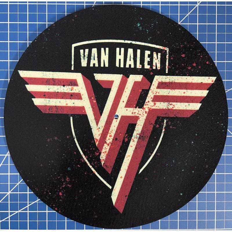 Universal Van Halen Turntable Slipmat for Vinyl Records Fits 12