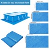 16.4x9.8Ft Rectangular Pool Ground Cloth Waterproof PE Above Ground Swimming