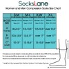 SocksLane Cotton Compression Socks for Women & Men. 15-20 mmHg