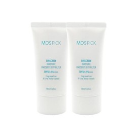 MD's Pick Unscented Tea Moisture Sun Cream 50ml x 2 / 엠디스픽 무향자차 수분 선크림 50ml x 2개