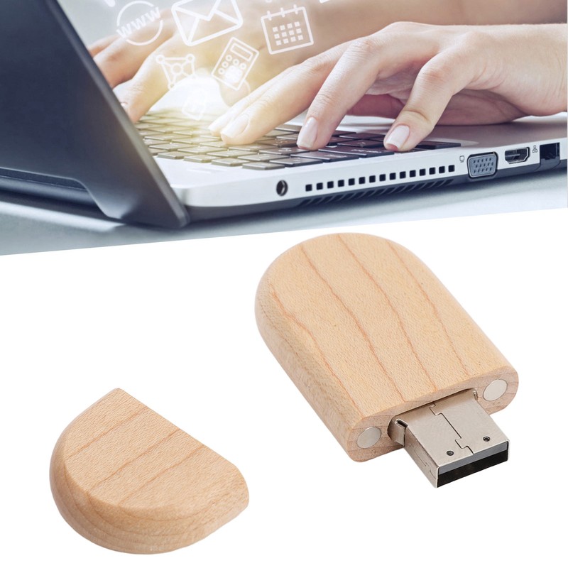 Wooden USB Stick Waterproof Anti Static Anti Magnetic USB Flash