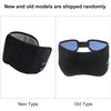 Inalámbrico Bluetooth 5.0 Eyeshade, Sleep Eye Mask para Hombres Mujeres,