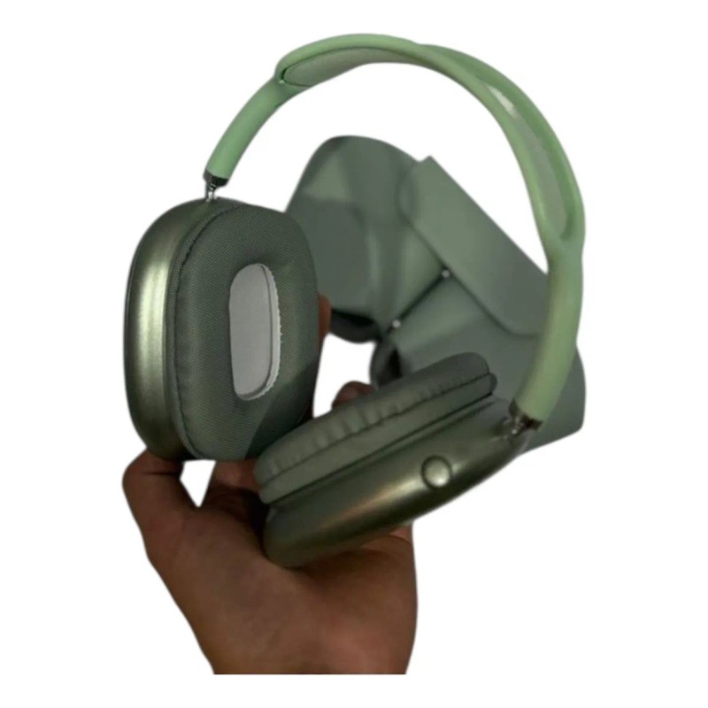 Audífonos Over Pro Max Diadema Bluetoth Inalámbricos Verde