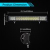 SKYWORLD 23" 570W Off-Road LED Light Bar 12V/24V - 9D
