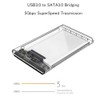 Reletech 2.5 Inch External Hard Drive Enclosure, SATA to USB