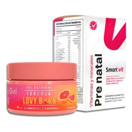Lovy Care Dúo Prenatal Suplemento Alimenticio  Gel Corporal                                                                                           