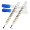 ℃&℉ Clinical Glass Thermometer for Underarm 2PCS - Classic Non