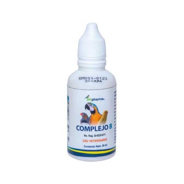 Complejo B Suplemento Vitamínico 20ml Para Aves De Compañía