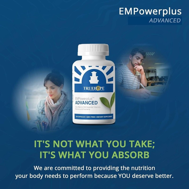 Truehope EMPowerplus Advanced Multivitamin for Women and Men - Broad-Spectrum