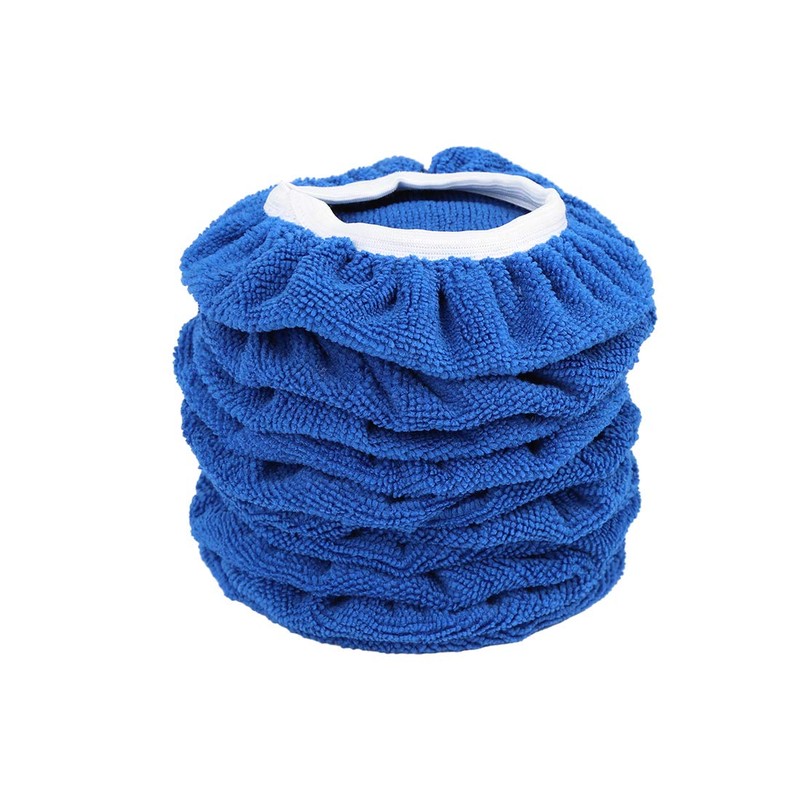 X AUTOHAUX 10pcs 5-6 Inch Soft Microfiber Car Waxing Polisher