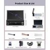 Single Din Car Stereo Touch Screen Flip Out Wireless Carplay
