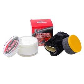 IKI Boot Shoe Polish Neutral - Clear Leather Shoe Shine Kit with Sponge, Applicator - 3.17 Oz Nourish Shoe Cream for Boots and Shoes