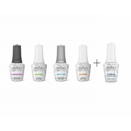 Gelish Fantastic Four Essential Kit (Top, Base, pH Bond, Nourish) + Free Probond