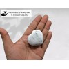 Howlite Crystal Heart Palm Stone