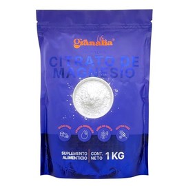 Life Citrato de Magnesio Puro 1 kg en polvo | Alta Absorción | 666 porciones | Suplemento Alimenticio | Sin Sabor, Sin azúcar, Sin Gluten