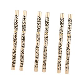 minkissy Sets Leopard Cover Double Head Eyebrow Pencil Brush Set Long Lasting Makeup Pencil for Natural Brow Shaping Pcs