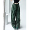 Himosyber Women's Parachute Pants Baggy Elasitc Waist Relaxed Y2K Track