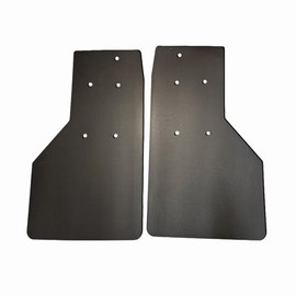 No Drill, Specific Design Rear Mud Flaps for The 17+ Super Duty F250 and F350 Pickups Non-Weighted Version; 14" W x 24" H