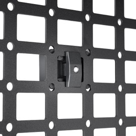 TACMOLLE Mounting Bracket Base for MOLLE Panel, MOLLE Adapter Accessories Mount for Fire Extinguisher Mount Gun Rack Gas Can Holder, 2-Pack