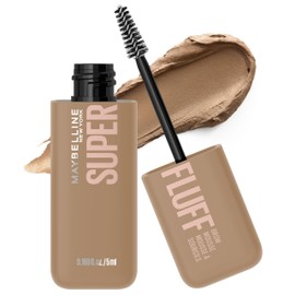 Maybelline Superfluff Volumizing Brow Mousse, All Day Tinted Brow Gel For Soft Full Brows, Blonde, 1 Count