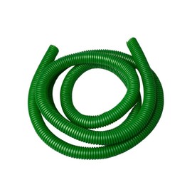 PE Green Corrugated Conduit Flexi Pipe Tube Split 15mm - 2m