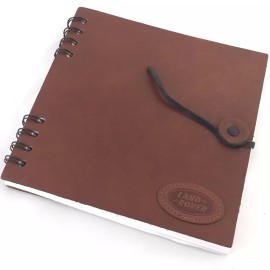 Land Rover Logo Leather Paper Blank Notebook-by Mulholland Brothers - 1 piece